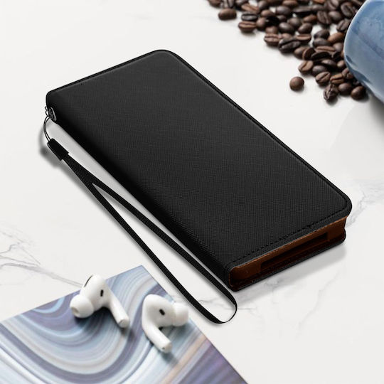 Universal Fancy Style Wallet Case Phones Dimensions 139 X 71 Mm – Brown