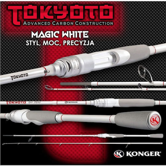 Konger Spin Fishing Rod for Spinning 2.4m