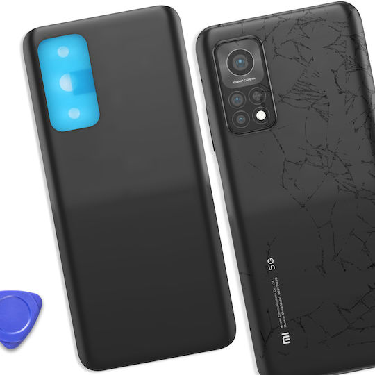 Clappio Ersatzabdeckung Rückseite Xiaomi Mi 10T Pro Schwarz