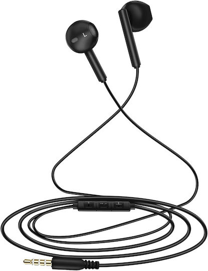 Linq Intra 3.5mm Jack Earphones 1.2m Music Hands-free Calling Black