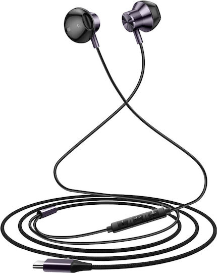 Linq Intra USB-C Căști Handsfree In-Ear Magnet Muzică Apelare Gri