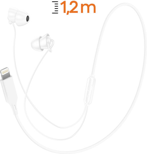 Linq Lightning Wired Earphones Microphone White