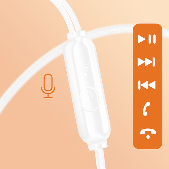 Linq Lightning Wired Earphones Microphone White