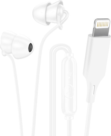 Linq Lightning Wired Earphones Microphone White