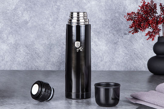 Berlinger Haus Metallic Line Shine Stainless Steel Thermos Bottle 1L Black