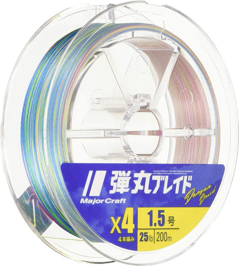 Major Craft Dangan X4 200m Multi 0.210mm Db4-200_2.5mc_35lb