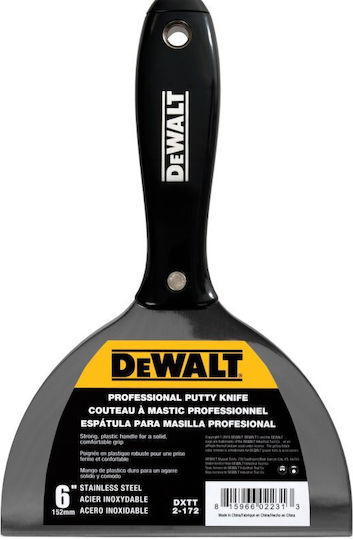 DEWALT Gemeinsames Messer Metallischός 152mm mit Kunststoffgriff 2-142