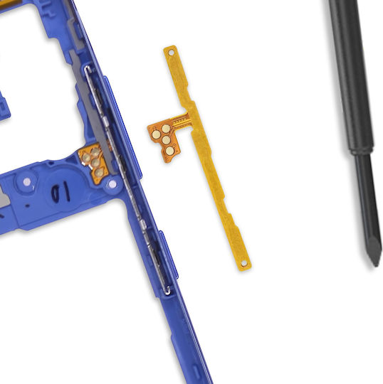 Clappio Power Volume Tastenabdeckung Samsung Galaxy A31 Schwarze