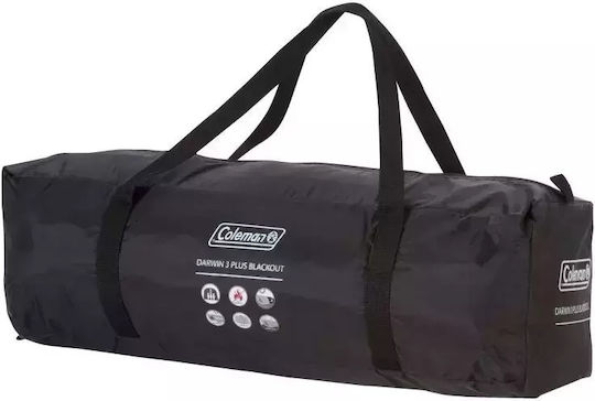 Coleman Darwin 3 Plus Blackout Χειμερινή Σκηνή Camping Igloo Ορειβασίας Πράσινη για 3 Άτομα Αδιάβροχη 4500mm 330x190x130εκ.