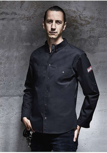 Rock Chef Coat Chef Black