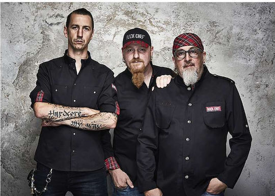 Rock Chef Coat Chef Black