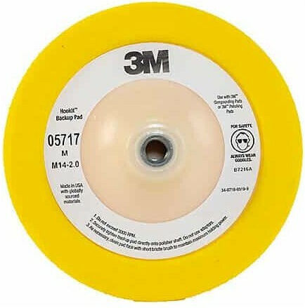 3M Hookit 5717Μ Rubber Backing Pad Fur M14 Angle Grinder 200