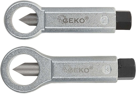 Schraubenausdreher-Set für abgebrochene Schrauben, Muttern, Stifte 26-teilig Geko G30036