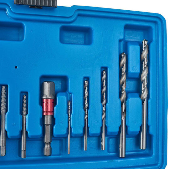 Schraubenausdreher-Set für abgebrochene Schrauben, Muttern, Stifte 26-teilig Geko G30036