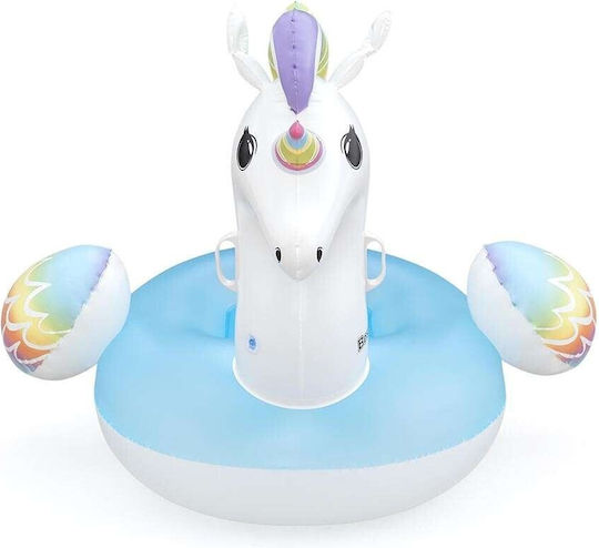 Bestway Kids' Inflatable Pool Mattress Unicorn Light Blue 163x110cm