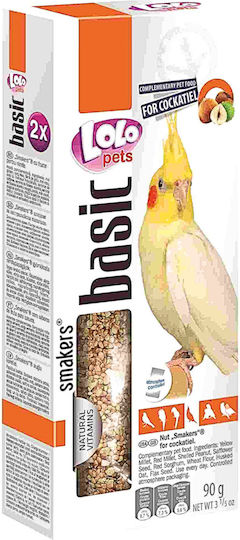Lolo Pets Smakers Κόκατιλ με Φυστίκια Τροφή σε Stick για Παπαγαλάκια