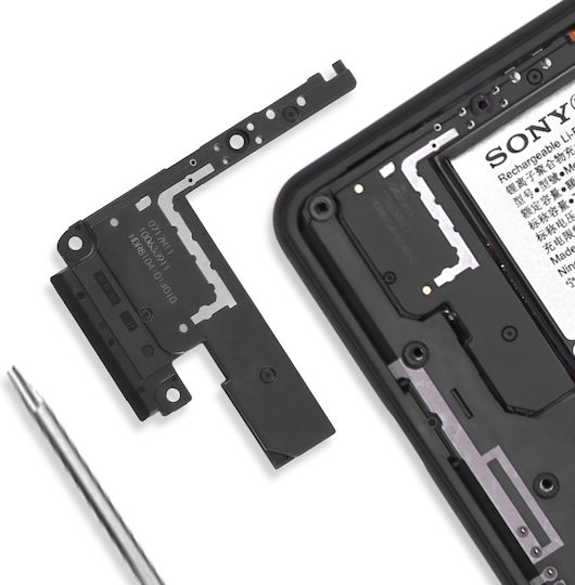 Clappio Външен Резервен Говорител Sony Xperia 10 II Черен