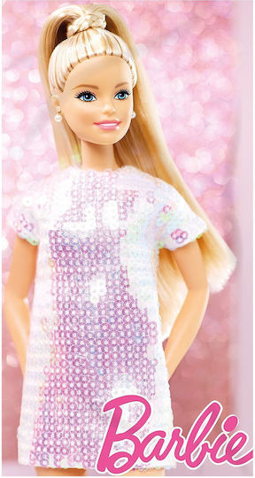 Prosop de plajă din microfibră Barbie 8435631342038