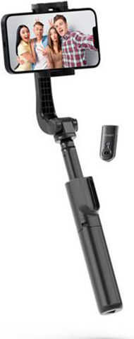 Cygnett Go-create Selfie Pole Integrated Tripod Extendable Arm Black