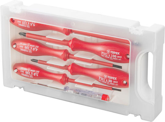 Topex Set 5 Electrician VDE 1000V Screwdrivers