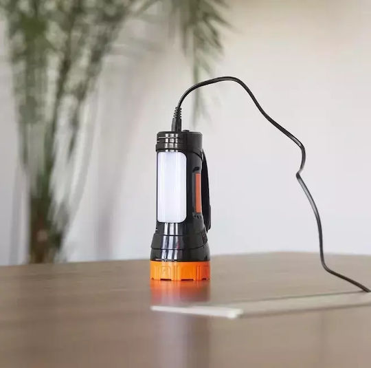 Libox Lumină de lucru și de sit, cu baterie Proiector de Mână LED cu Luminozitate Maximă 150lm Negru