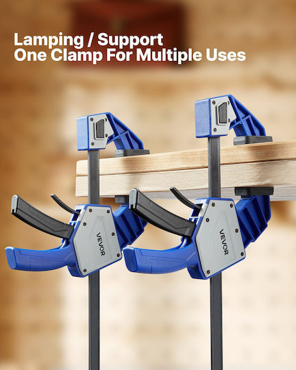 Vevor Bar Clamps Woodworking 2-pack 60.96 cm One-handed Clamp Spreader 154kg
