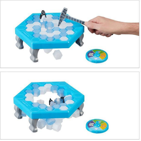 Joc de Societate Penguin Trap pentru 2 Jucători 3+ Ani Relaxdays