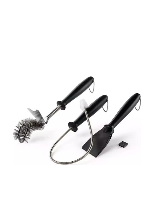 Napoleon Set of 3 BBQ Tools with Sharpener and Brush 62045