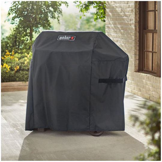 Weber Premium Grill Cover Black from Polyester with UV Protection 129.5cmx45.2cmx106.68cmcm