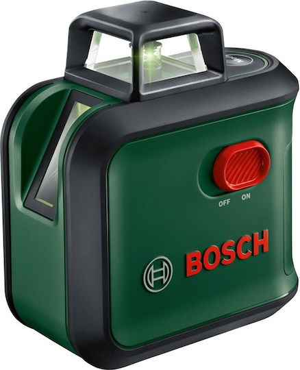 Bosch AdvancedLevel 360 Αυτορυθμιζόμενο Γραμμικό Αλφάδι Laser Πράσινης Δέσμης 1.5V με Εύρος Εργασίας 24m
