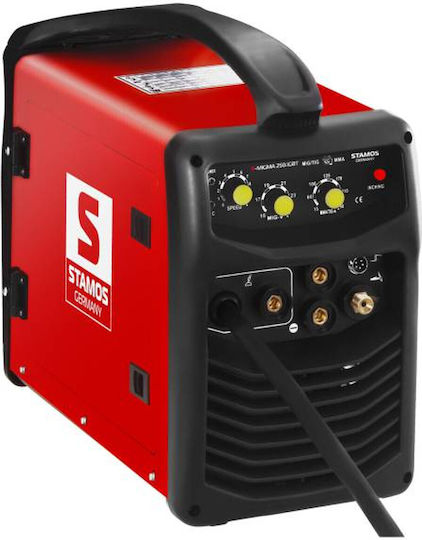 Stamos Germany Sudură Inverter MAG / MIG / TIG / MMA cu Curent Maxim de Sudare 250A și Ciclu de Lucru 60%