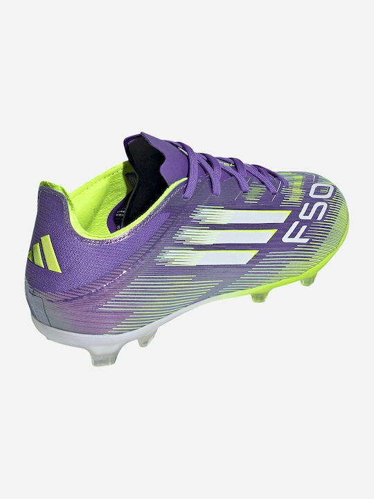 F50 Elite FG Ghete De Fotbal Pentru Copii Cu Crampoane Violet
