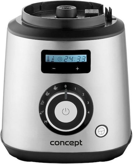 Concept Μπλέντερ με Γυάλινη Κανάτα 1.75 lt 1500W Γκρι SM1000