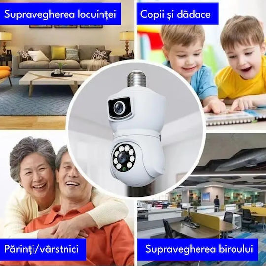 DLJP0CYBM IP Dual Surveillance Camera Wi-Fi with Microphone