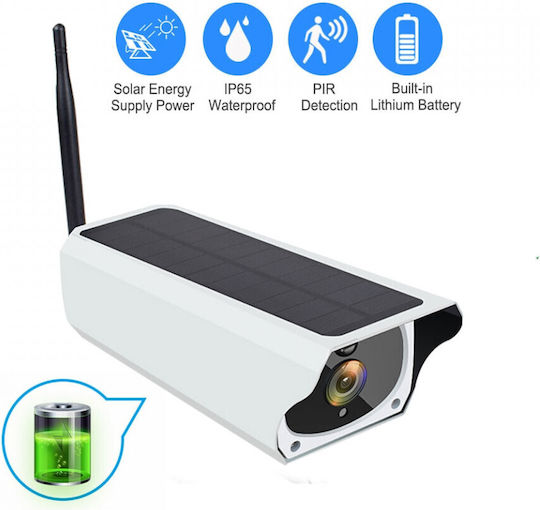 FOXMAG24.SOLARCAM Cameră de Supraveghere IP Wi-Fi Full HD 1080p Rezistentă la Apă cu Baterie