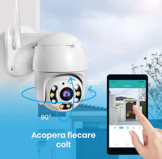 FOXMAG24.CAM66 Cameră de Supraveghere IP Wi-Fi Full HD 1080p cu Comunicare Bidirecțională și Obiectiv 4mm