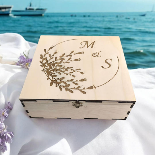 Strawberry 3D Wooden Gift Box 30x10x30cm with Personalization