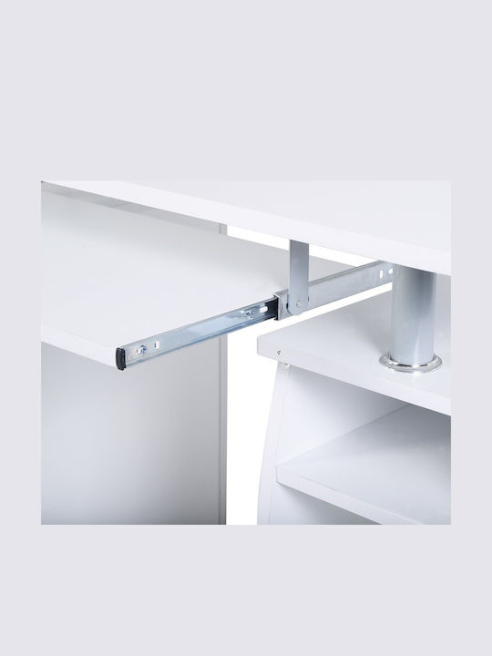 Computer Büro Holz White 120x55x85cm