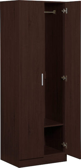 Wilson 2d Δίφυλλη Ντουλάπα 60x45x180cm Wenge