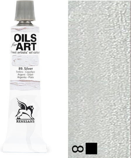 Renesans Olej Art Λαδομπογιά Ασημί 20ml