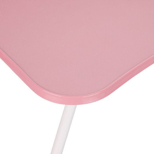 Relaxdays Pink Laptop Stand Table 10043113