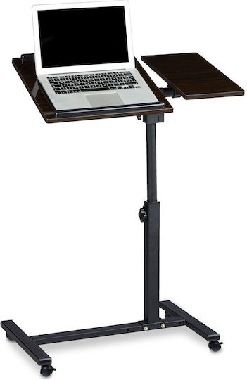 Relaxdays Stand pentru Laptop până la 19" Maro