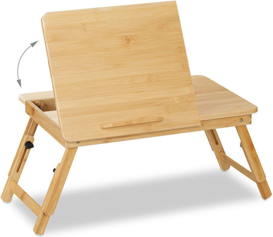 Relaxdays Relaxdays Laptop-Ständer Beiges Tischchen für Laptop 10043287