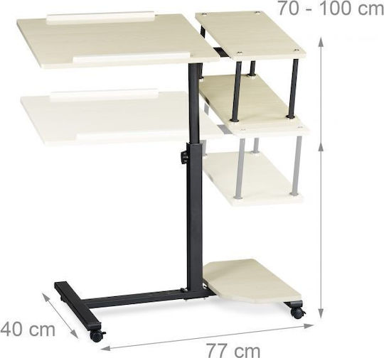 Relaxdays Stand Pentru Laptop Gri 10020397_550