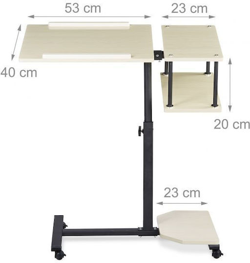 Relaxdays Stand Pentru Laptop Gri 10020397_550