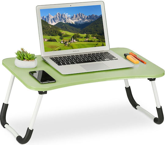 Relaxdays Tabel Pentru Laptop Verde 10043114