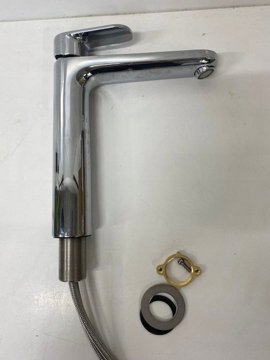 Hansgrohe Αναμεικτική Μπαταρία Νιπτήρα Ασημί