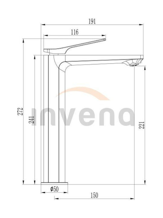 Invena Mischung Waschtischarmatur