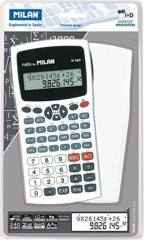 Milan 240 Calculator Științifică în Culoarea Alb 1buc