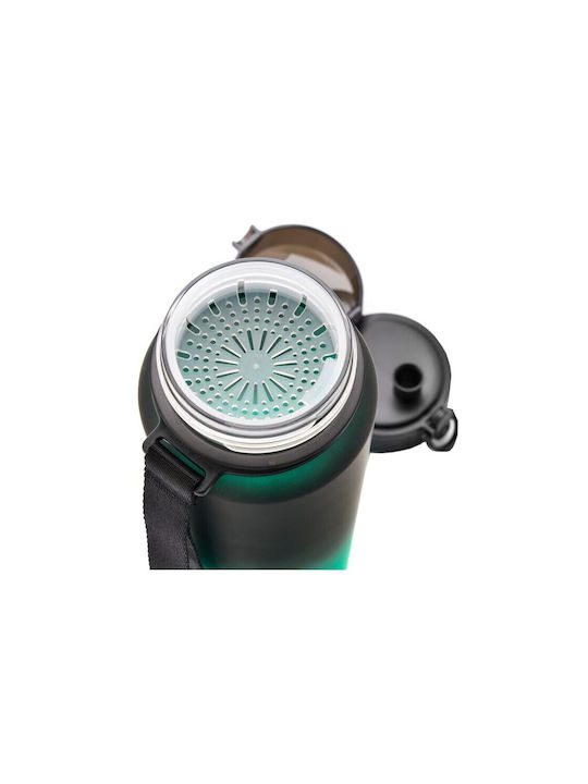 Meteor Παγούρι 1000ml Πολύχρωμο black/green
